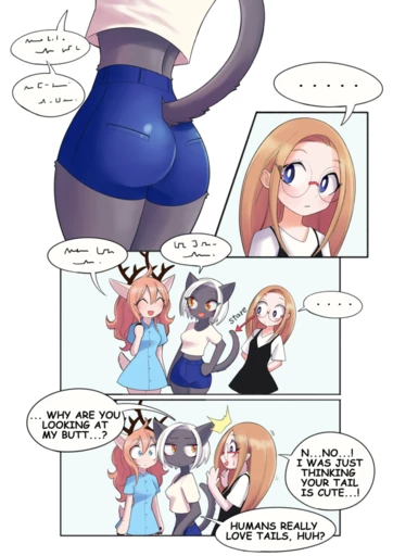 Unousaya - “Why are you looking at my butt…?”